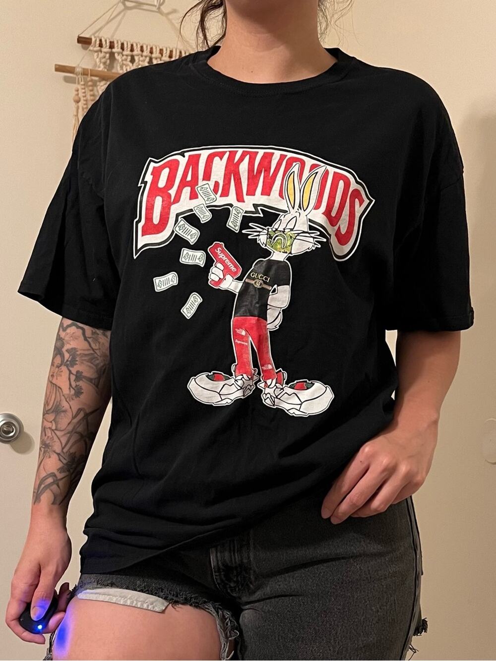 Backwoods Graphic Black Men's T-Shirt